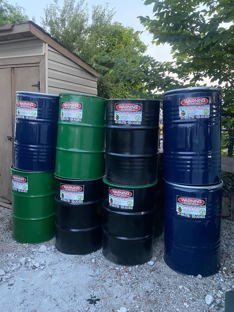 Cooking oil recycling containers